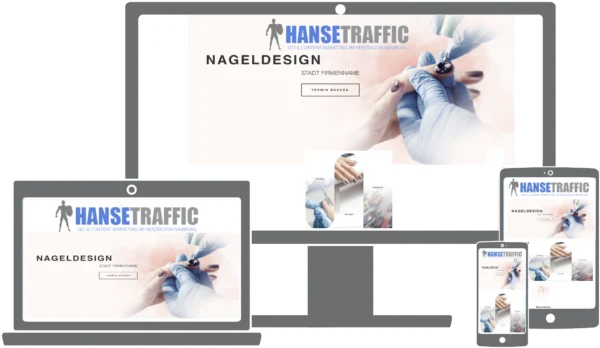 Nagelsdesign Webseite